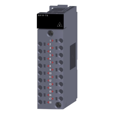 QX10-TS 三菱Q系列AC電源16點(diǎn)輸入模塊 QX10價(jià)格 彈簧夾端子臺(tái)型
